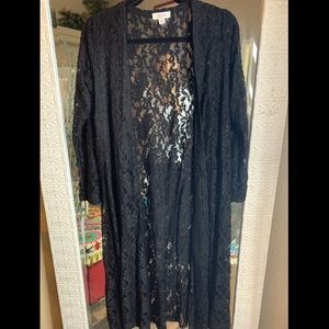 Small black lace LuLaRoe Sarah